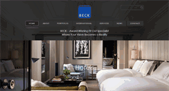 Desktop Screenshot of beckinteriors.com